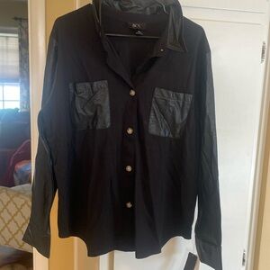 BCX black top with leather